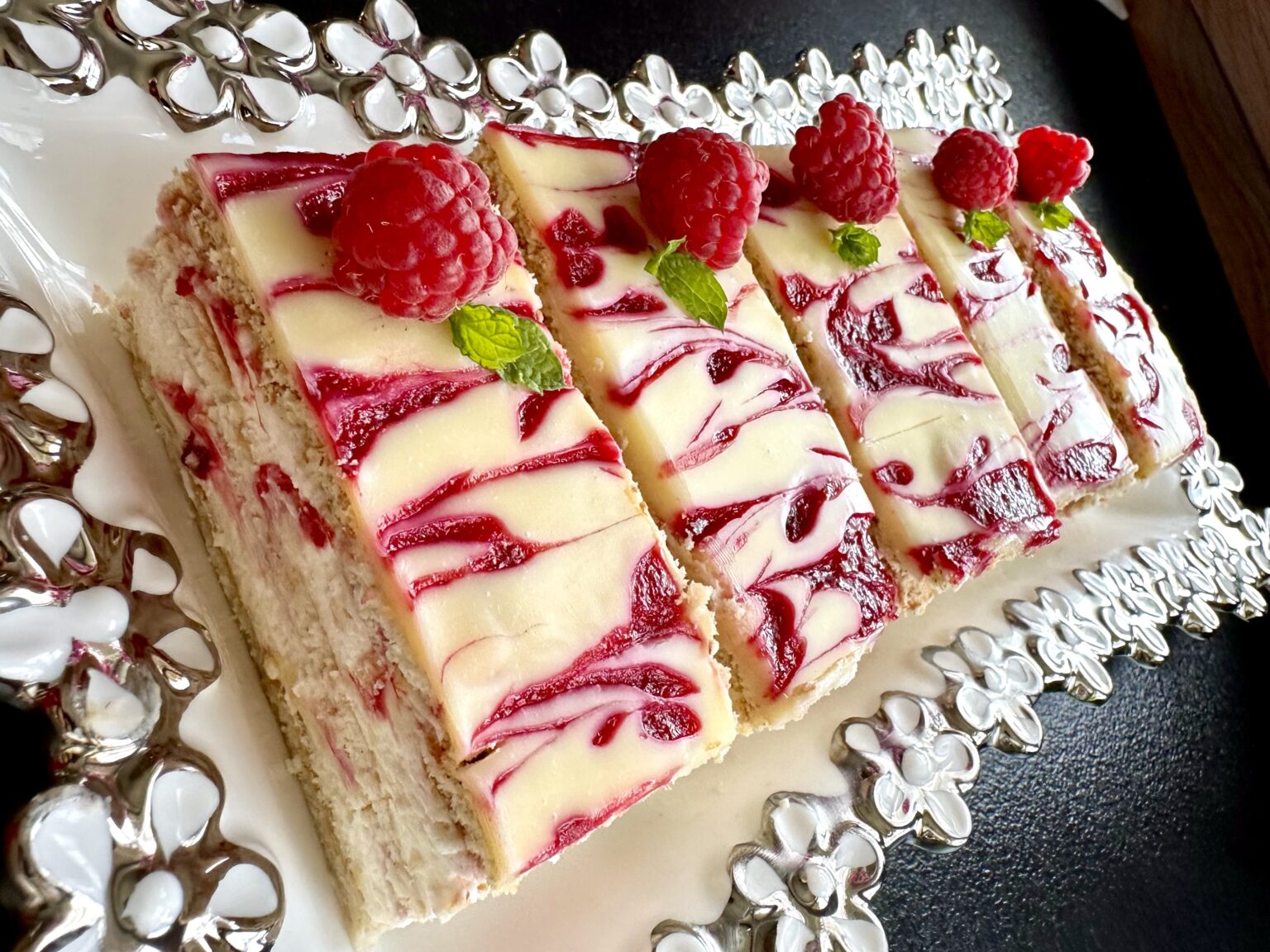 Ciasto Malinowa mgiełka