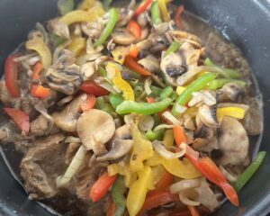 Gulasz bałkański z łopatki - IMG 1407