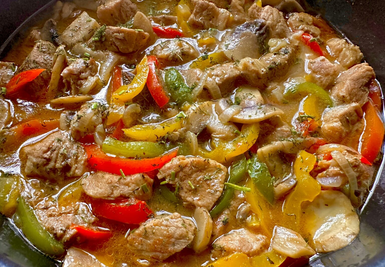 Gulasz bałkański z łopatki - IMG 1419