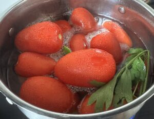 Kluseczki półfrancuskie w zupce ze świeżych pomidorów - IMG 1477