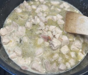 Kurczak ze szpinakiem w sosie serowym - IMG 3477