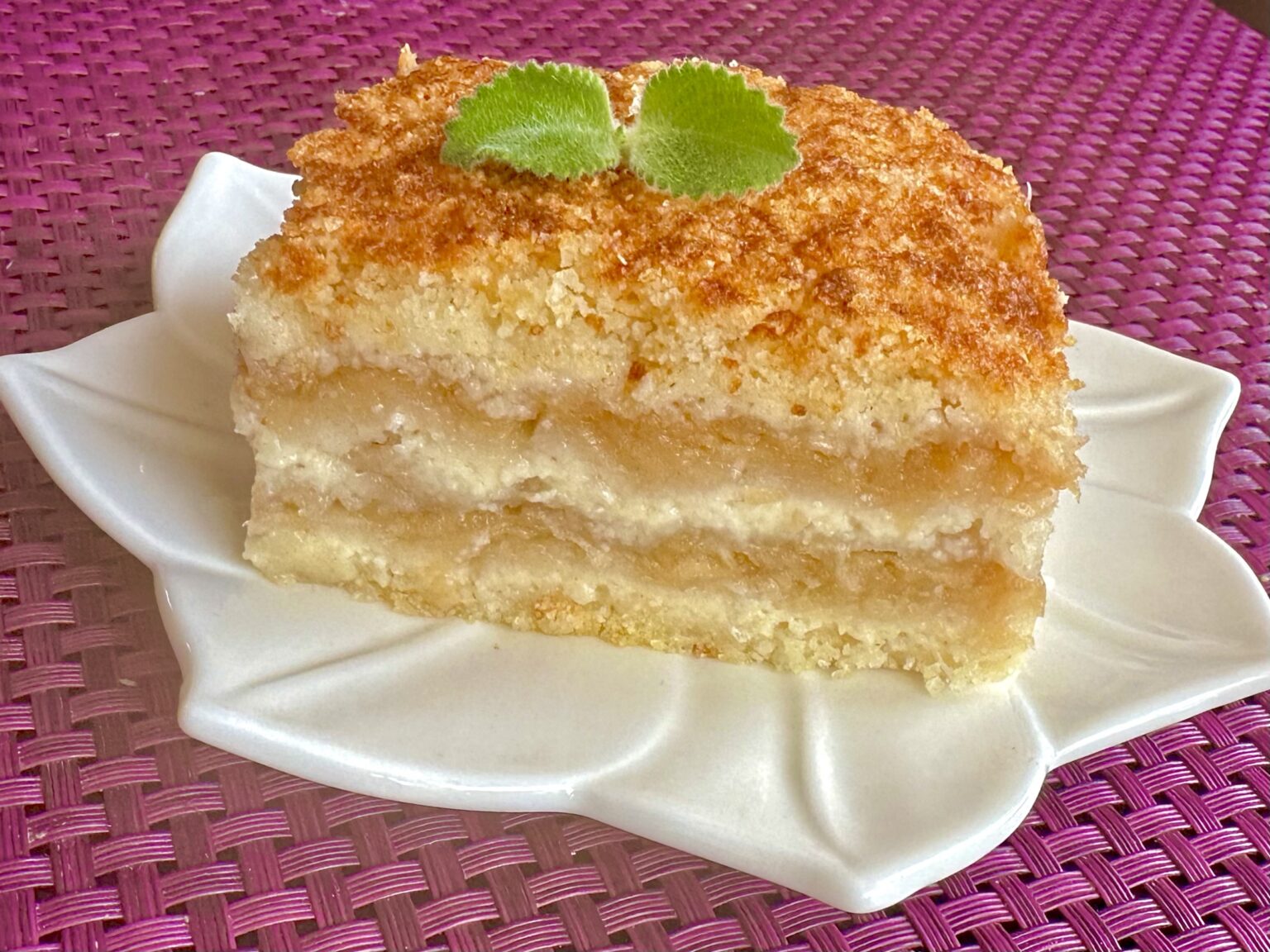 Szarlotka sypana z nutką kokosową - IMG 3645