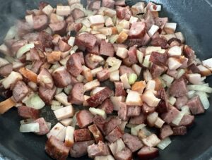 przygotowanie farszu 