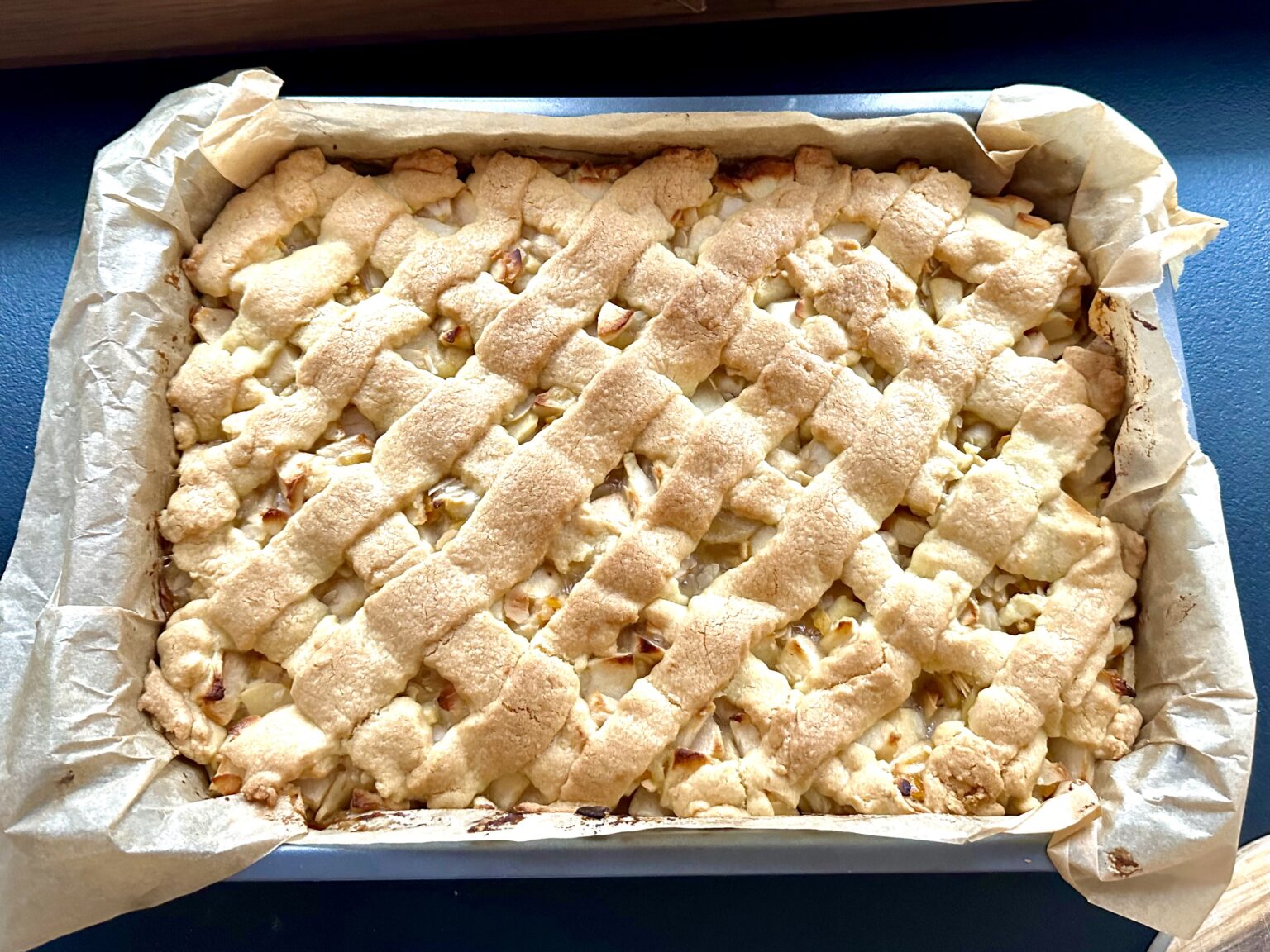 Szarlotka z kratką - IMG 5093