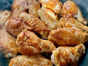 Skrzydełka z patelni duszone z warzywami - IMG 5295