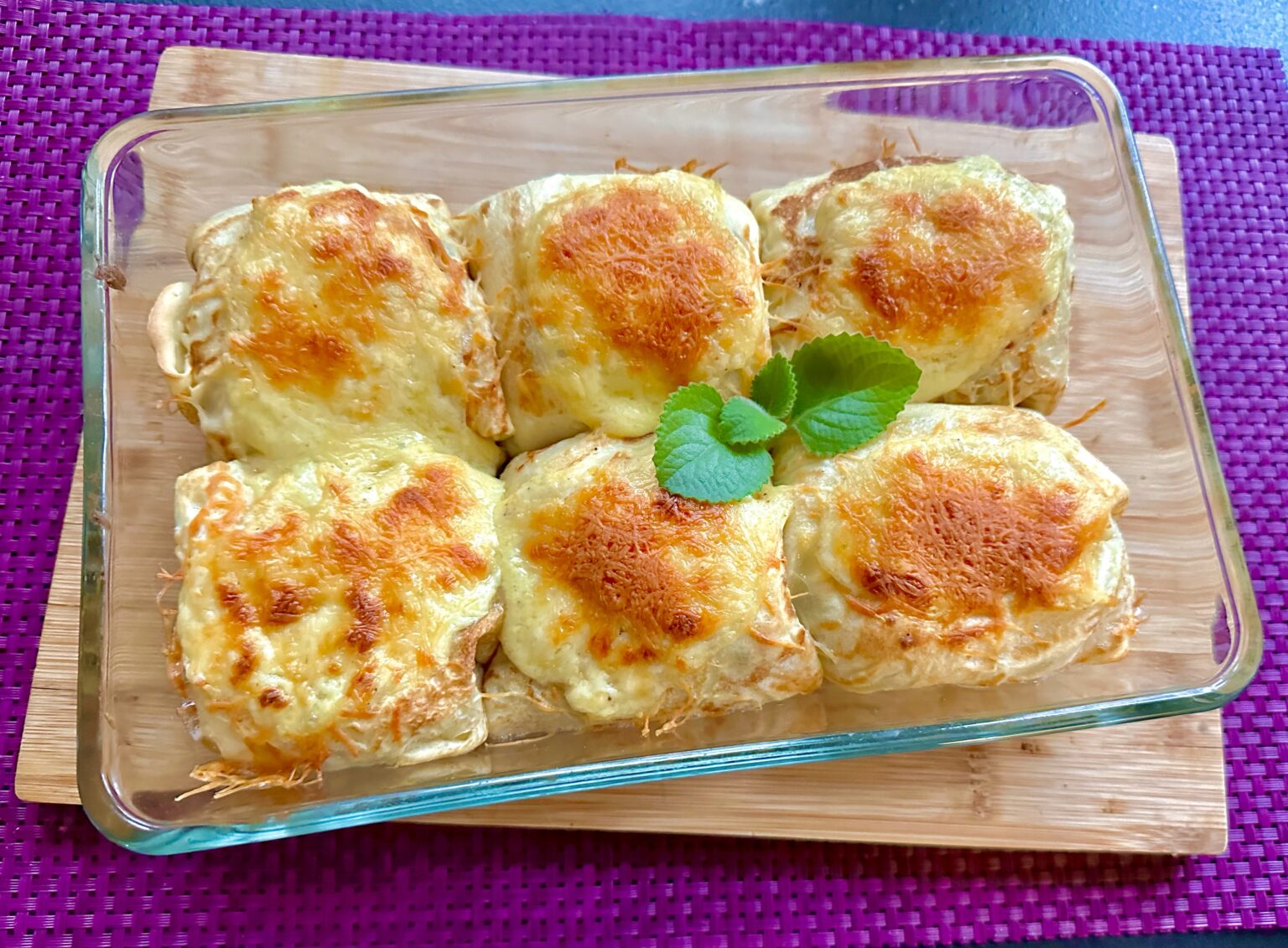 naleśniki zapiekane z beszamelem