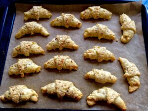 Rogaliki z czekoladą