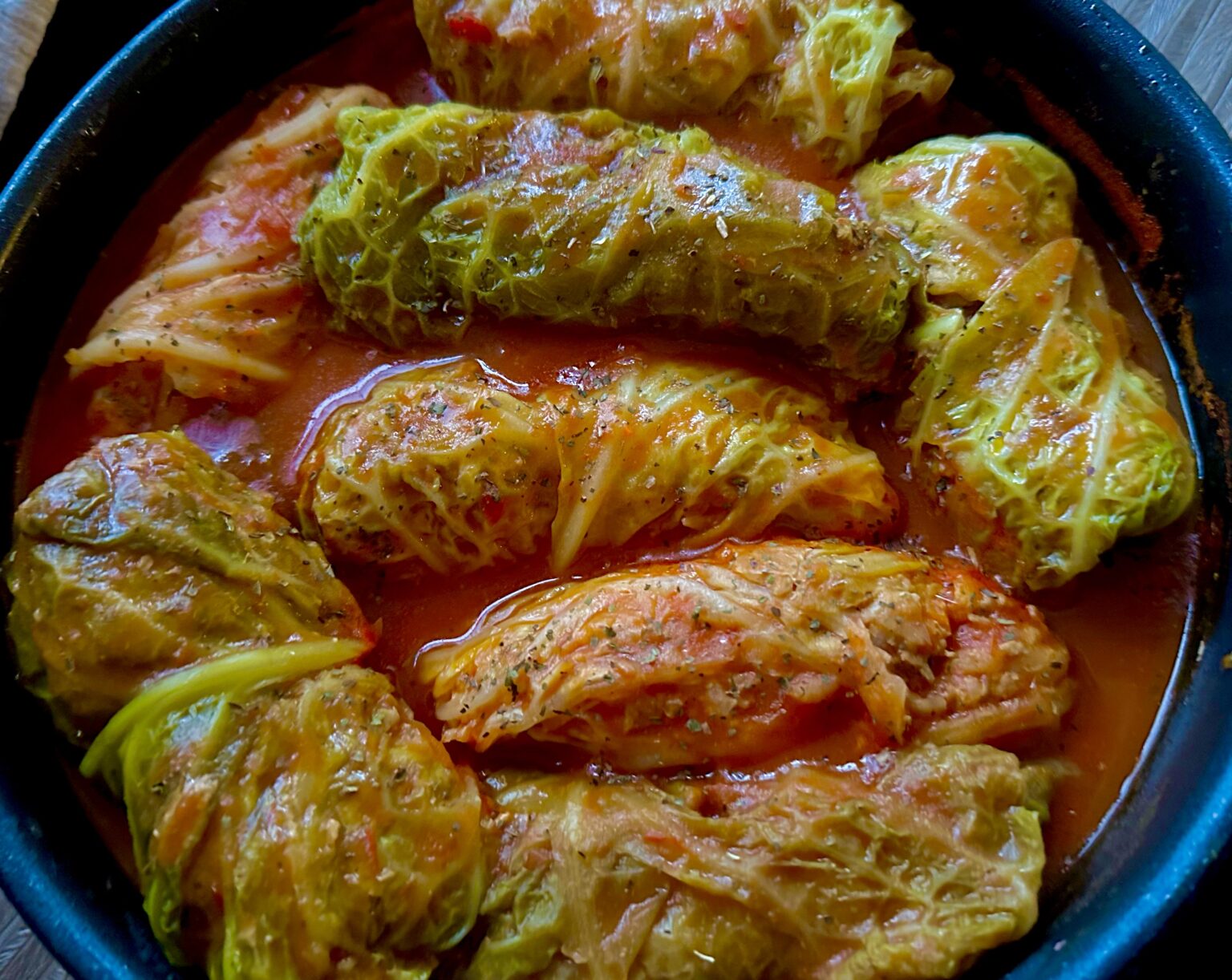 Włoskie gołąbki w sosie pomidorowym - IMG 7316