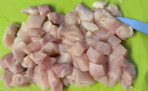 Smażony makaron z kurczakiem i warzywami - IMG 7337