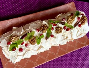 rolada bezowa dacquoise