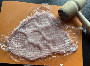 Kieszonki schabowe z kapustą i pieczarkami - IMG 8407