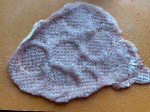 Kieszonki schabowe z kapustą i pieczarkami - IMG 8408