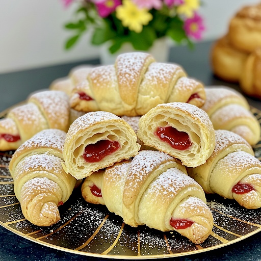 Pyszne rogaliki jogurtowe