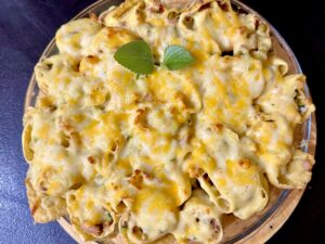 Zapiekanka naleśnikowa z beszamelem i pysznym farszem - IMG 0510