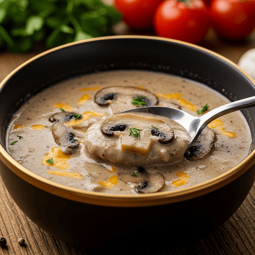 Kremowa zupa pieczarkowo-serowa - IMG 2863