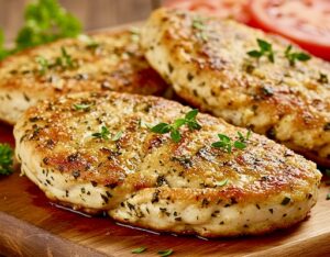 Kotlety drobiowe w marynacie czosnkowo ziołowej - IMG 3111