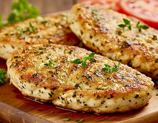 Kotlety drobiowe w marynacie czosnkowo ziołowej - IMG 3111