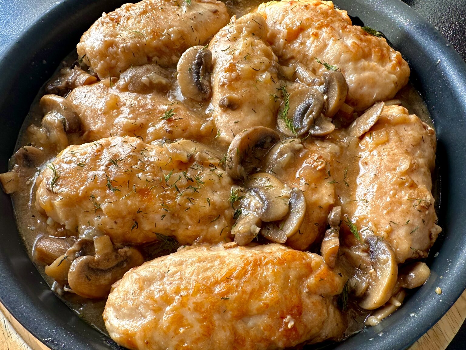 Roladki z kurczaka w sosie pieczarkowym - IMG 6052