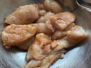 Spaghetti w kremowym sosie z kurczakiem i warzywami - IMG 6718