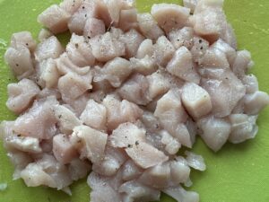 Penne w sosie śmietankowo-brokułowym z kurczakiem - IMG 8255