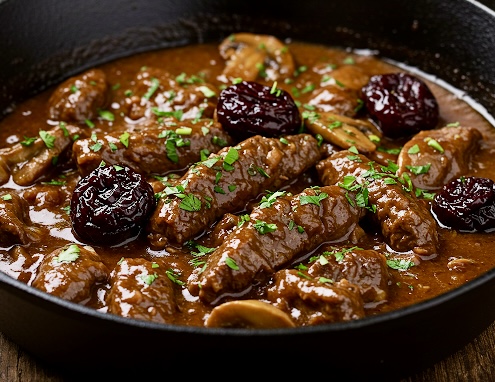 Zbójnicka wołowina w pysznym sosie