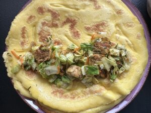 Naleśniczki zapiekane z kurczakiem i młodą kapustą - IMG 9008