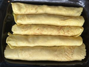 Naleśniczki zapiekane z kurczakiem i młodą kapustą - IMG 9011