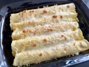 Naleśniczki zapiekane z kurczakiem i młodą kapustą - IMG 9018