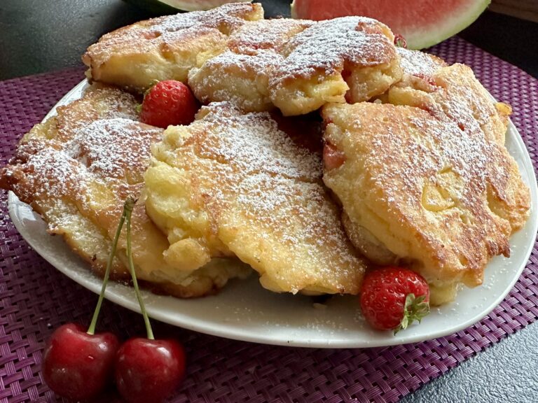 Racuszki drożdżowe z jogurtem i owocami - IMG 1779