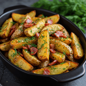 Młode ziemniaczki zapiekane z boczkiem - IMG 2497