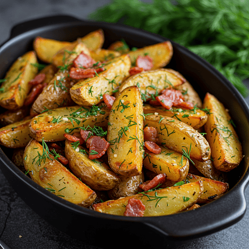 Młode ziemniaczki zapiekane z boczkiem - IMG 2497