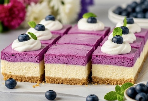 Serniczek Twix z musem jagodowym - IMG 2086