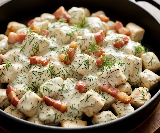 Kurczak w sosie serowo-koperkowym - IMG 5033