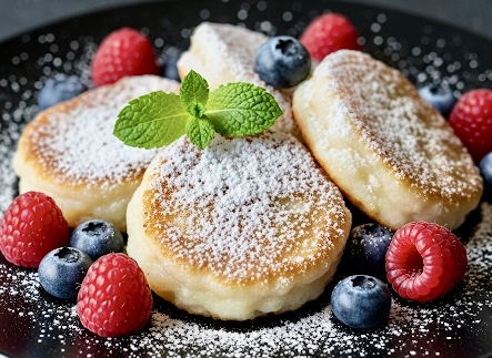 Puszyste racuszki śmietankowe