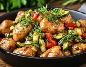 Kurczak po koreańsku z warzywami - IMG 7565