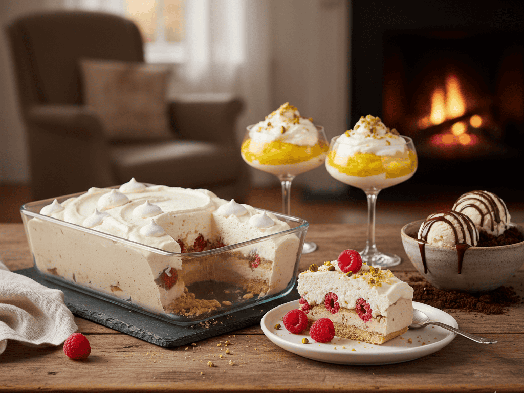 Parfait chałwowe – inspiracje na orzeźwiające desery z bitą śmietaną