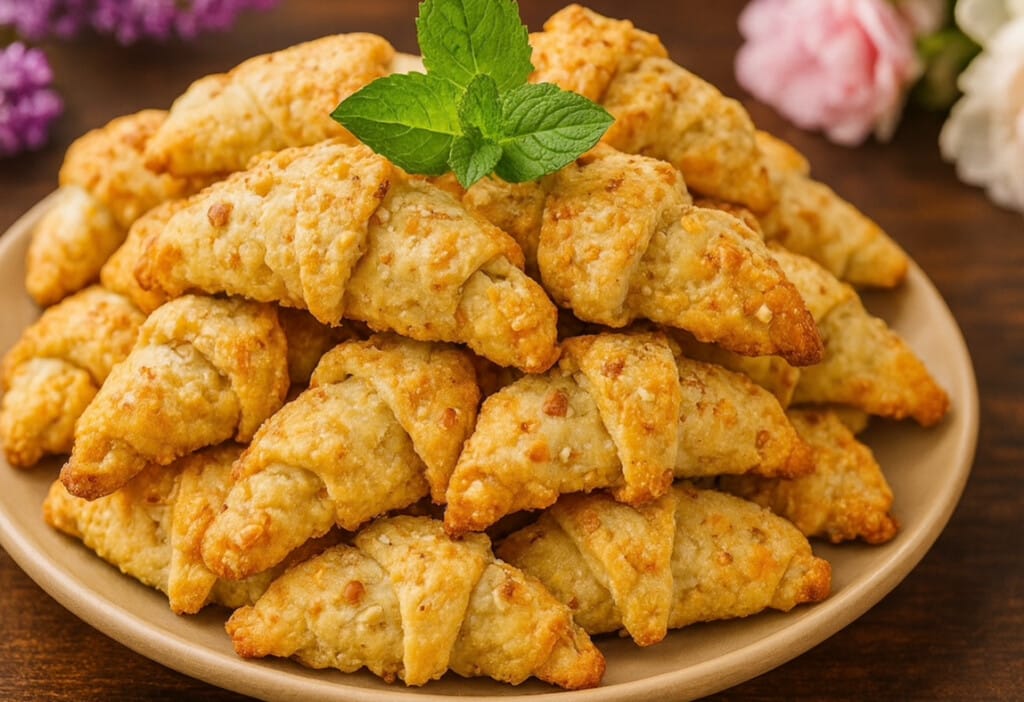 Szybkie rogaliki orzechowe