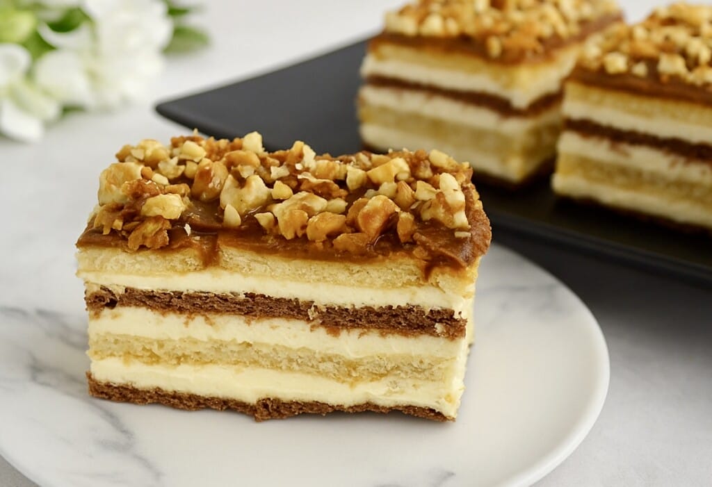 Orzechowy Raj – pyszne ciasto bez pieczenia!