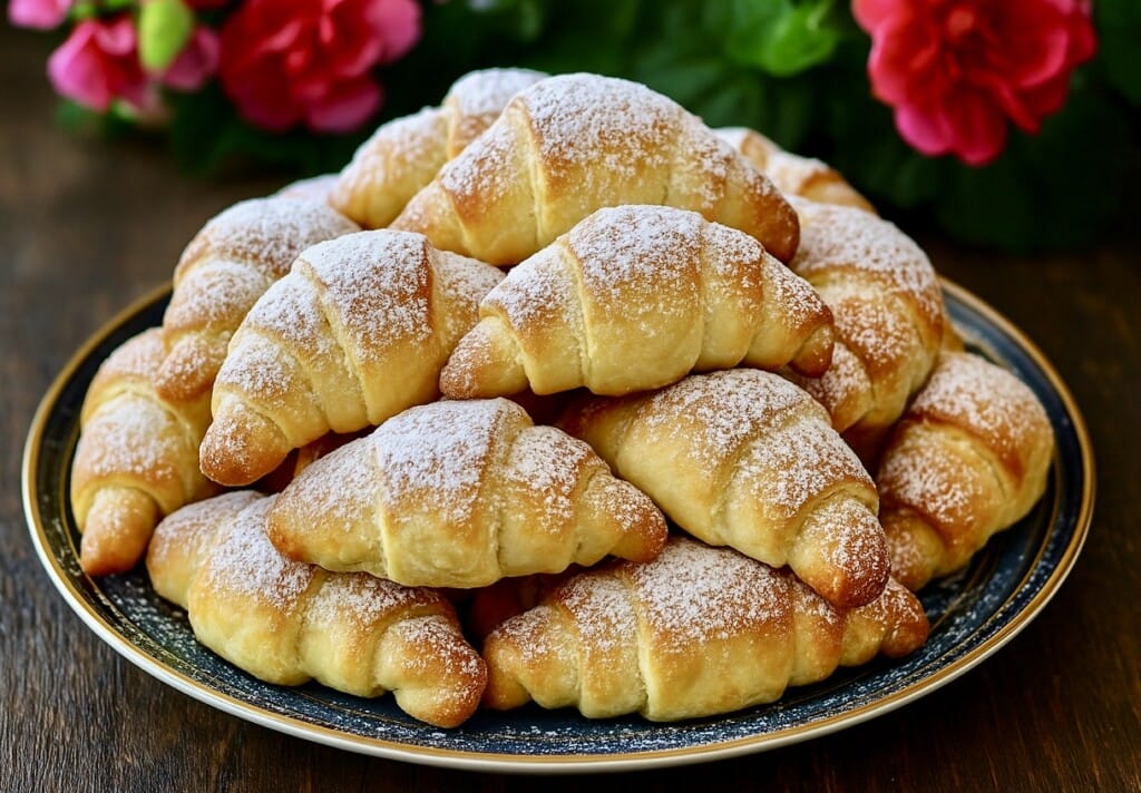 Rogaliki zatapiane z cynamonem