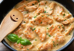 Kurczak maślany w sosie z karmelizowaną cebulką - IMG 2430