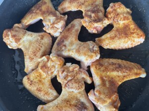 Skrzydełka w szklistym sosie pieczarkowym - IMG 7816