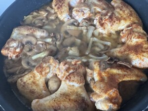 Skrzydełka w szklistym sosie pieczarkowym - IMG 7821