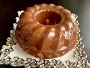 Babka jogurtowo-cytrynowa w polewie czekoladowej - IMG 8231