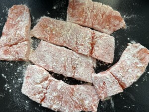 Pstrąg tęczowy w kremowym sosie śmietanowo-szpinakowym - IMG 8784