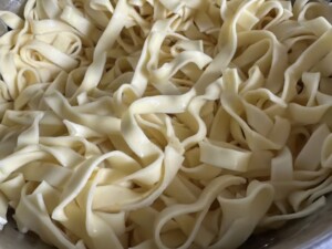 Tagliatelle z kremowym sosem szpinakowym - IMG 2578