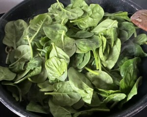 Tagliatelle z kremowym sosem szpinakowym - IMG 2584