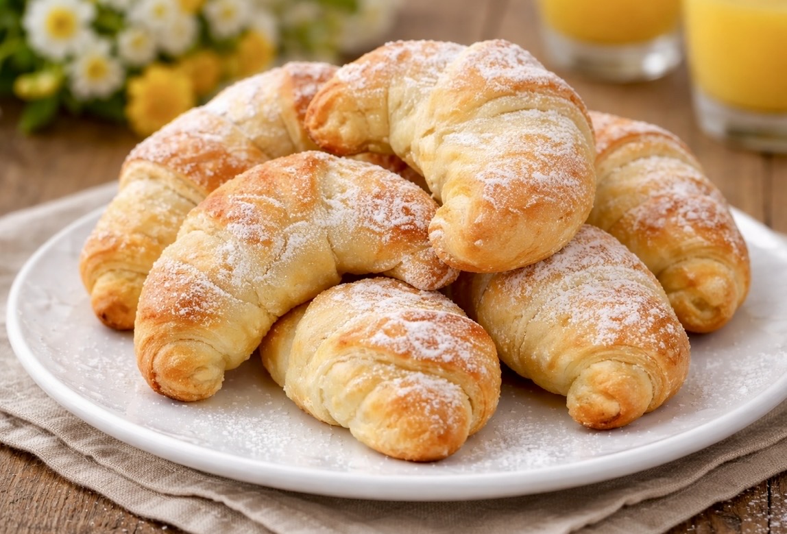 Rogaliki z budyniem i czekoladą - IMG 3134