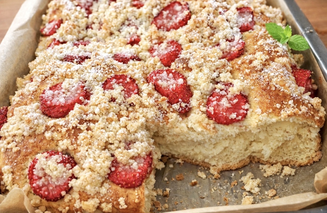 Drożdżowiec z owocami na dużą blachę - IMG 4892