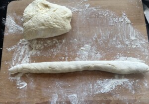 Kluski leniwe z boczkiem i cebulką - IMG 4904