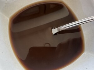 Makaron z wędzonką i kapustą w sosie sojowym - IMG 5071